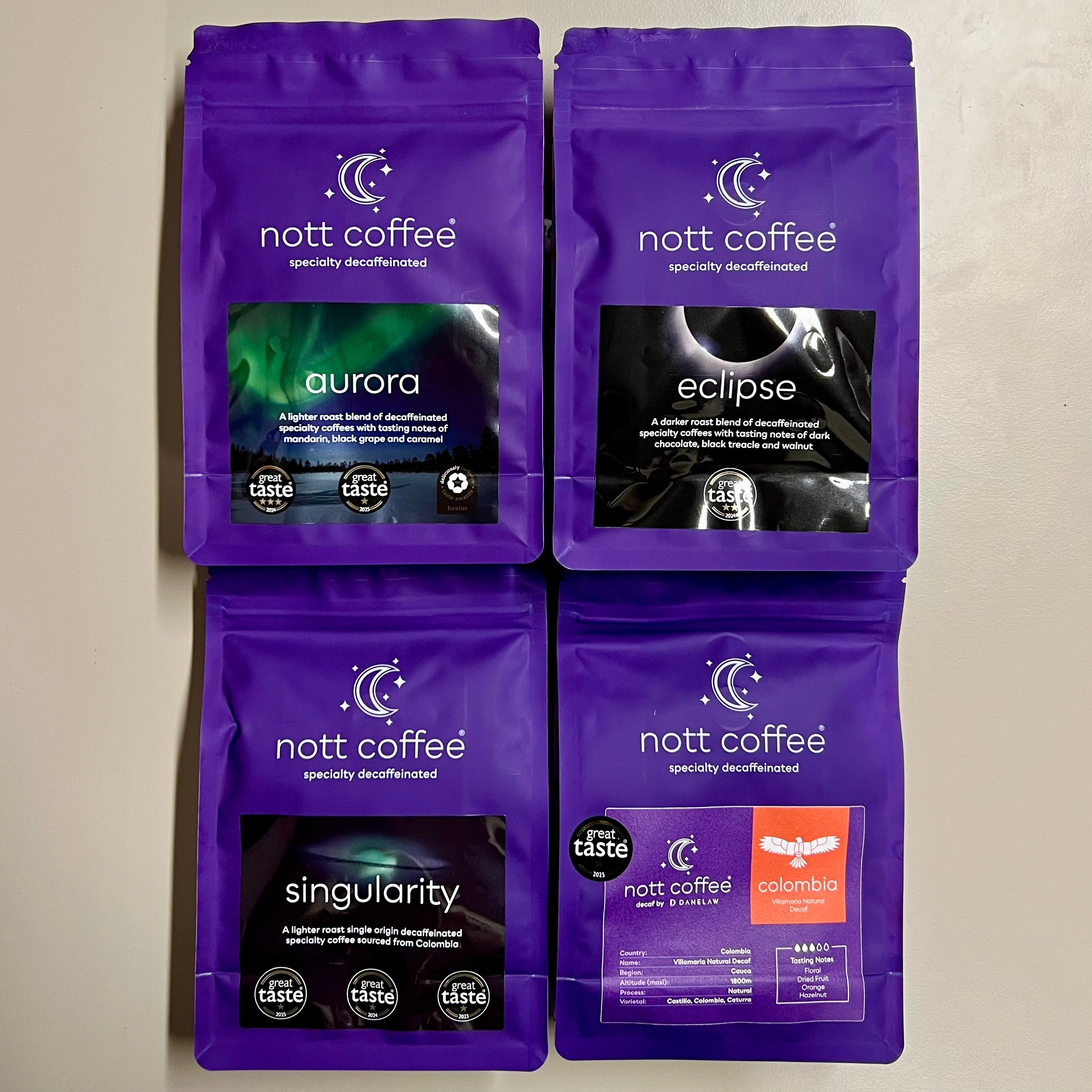 Decaf Discovery Box 4x250g